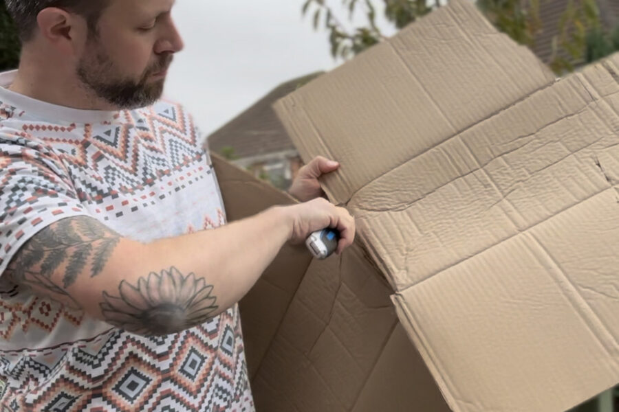 Three ways to reuse festive cardboard in the garden