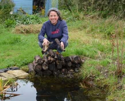 Refurbishing the garden pond