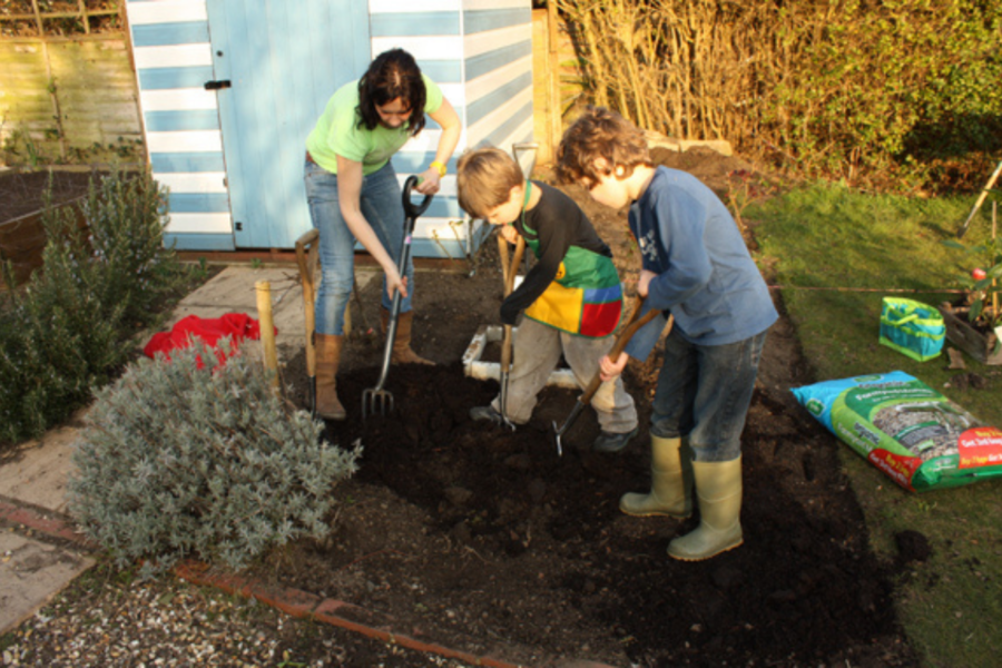 How to get the family gardening together