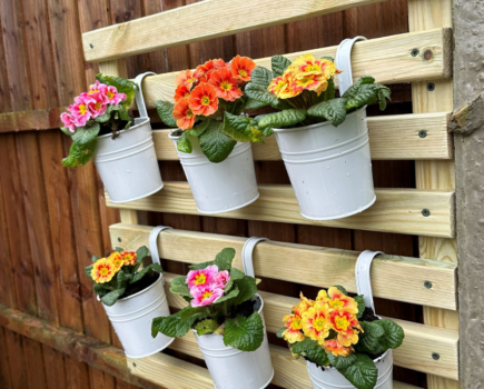 Make your own wooden wall planter