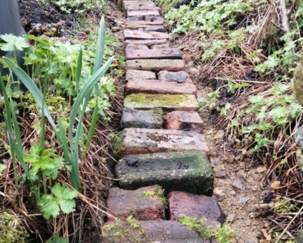 How to create a path from recycled materials